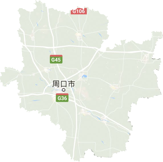 周口市地形圖