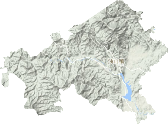 油山鎮地形圖