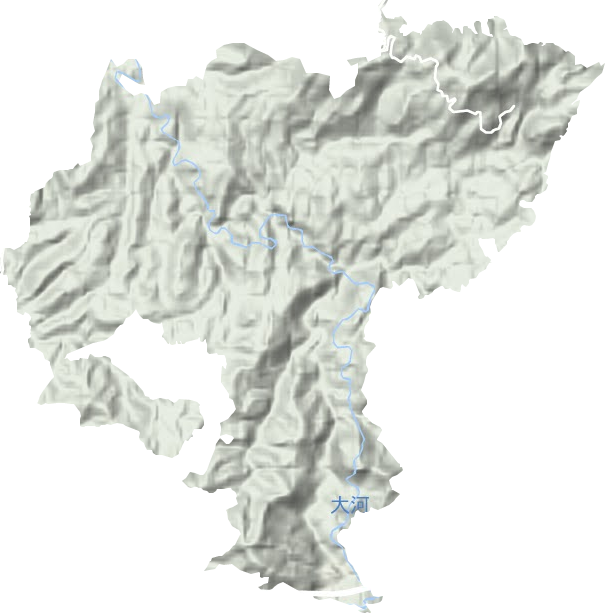 蔡坊鄉地形圖