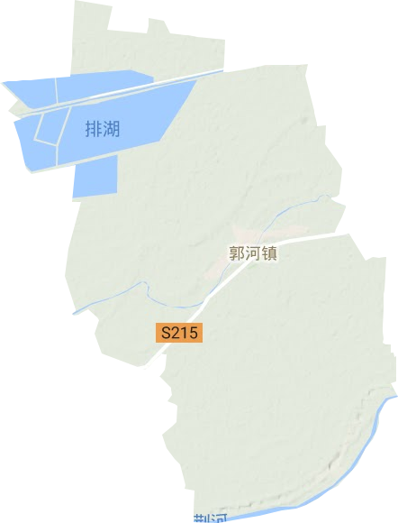 郭河鎮地形圖