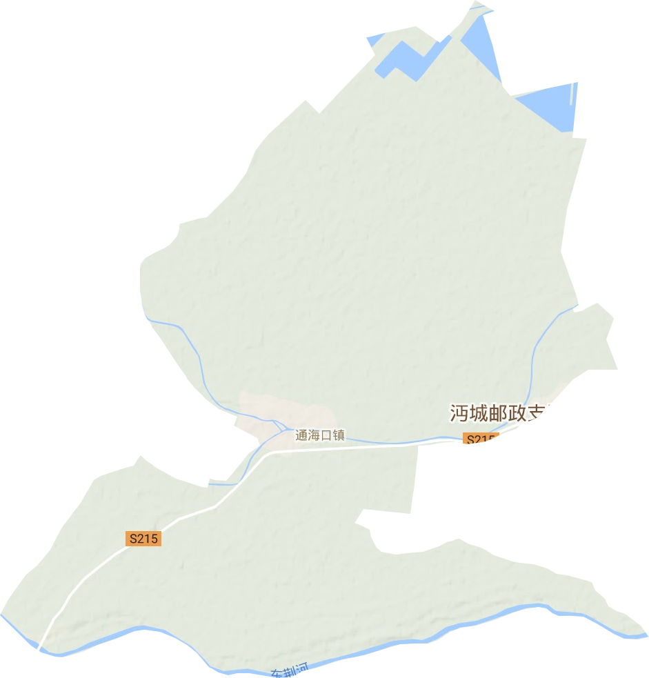 通海口鎮地形圖