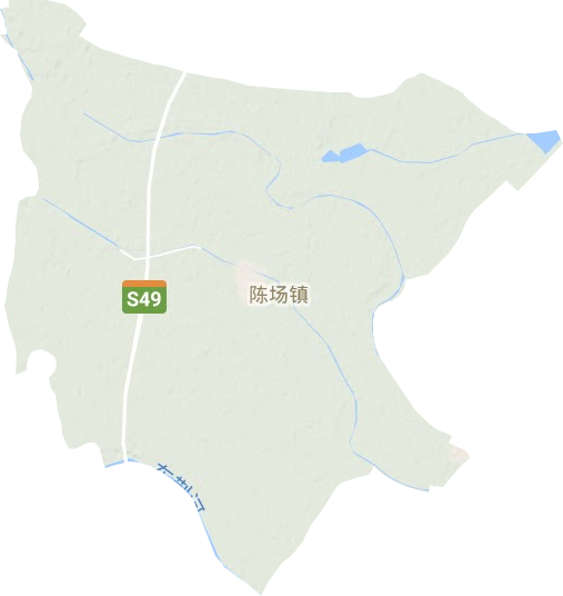 陳場鎮地形圖