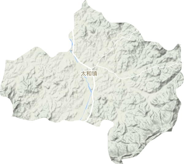 太和鎮地形圖