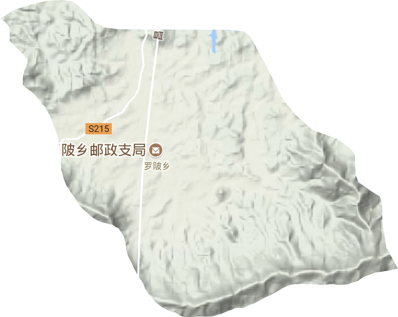羅陂鄉地形圖