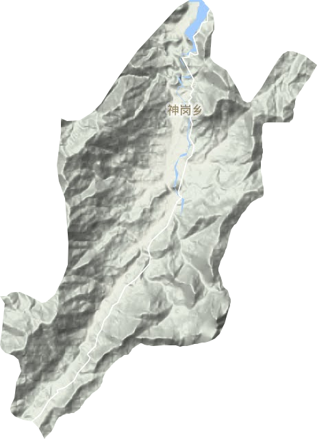 神崗鄉地形圖