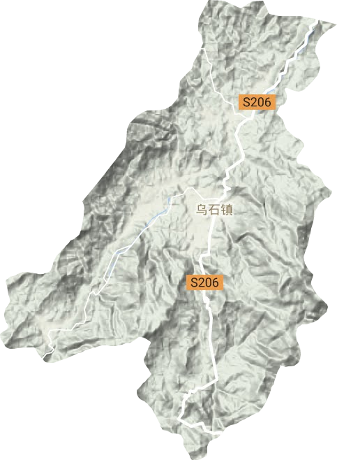 烏石鎮地形圖