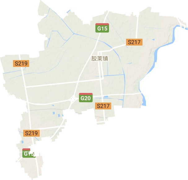 膠萊鎮地形圖