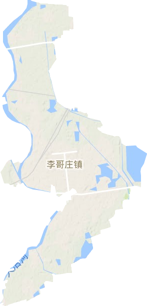 李哥莊鎮(zhèn)地形圖