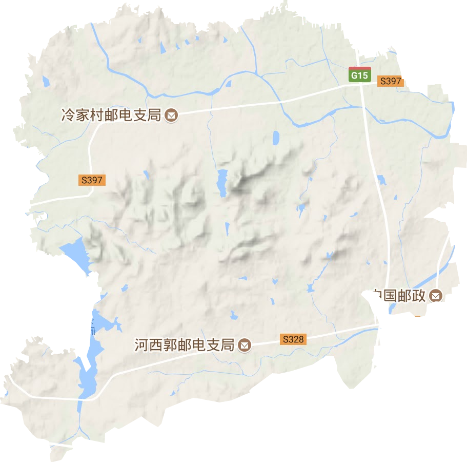 洋河鎮(zhèn)地形圖