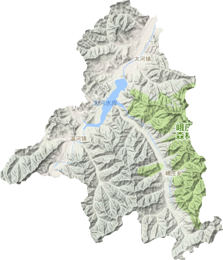 太河鎮地形圖