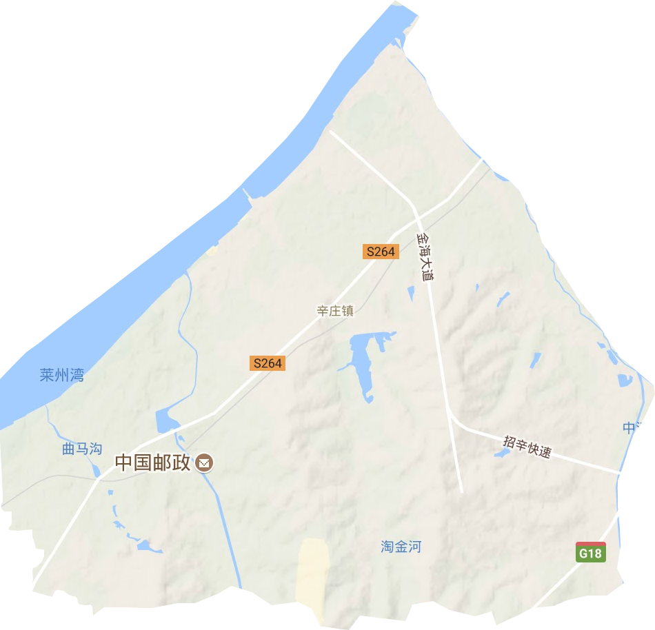 辛莊鎮地形圖