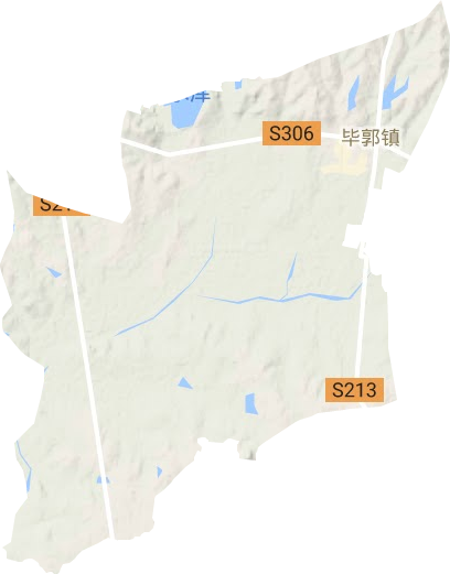 畢郭鎮地形圖