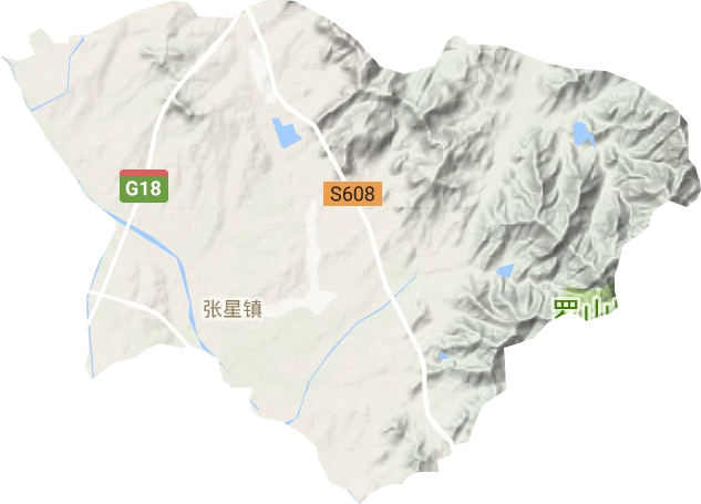 張星鎮地形圖
