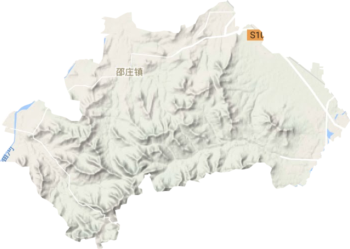 邵莊鎮(zhèn)地形圖