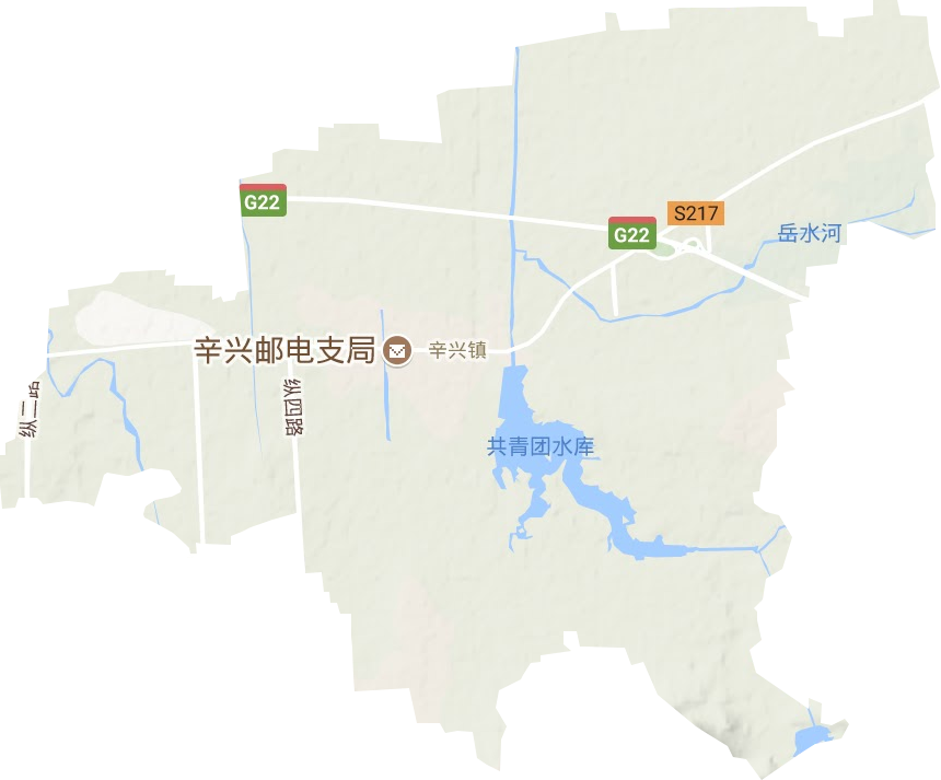 辛興鎮地形圖