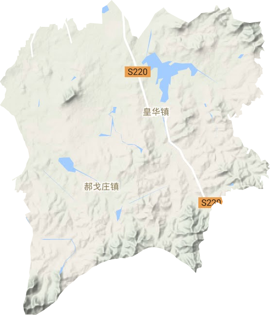 皇華鎮(zhèn)地形圖