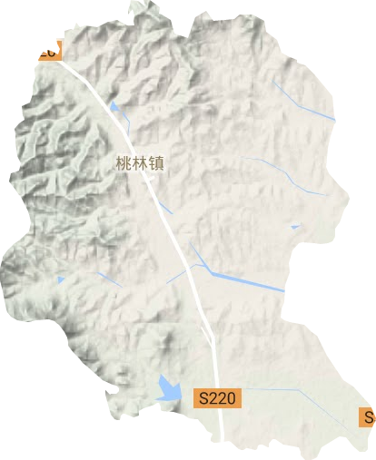 桃林鎮地形圖
