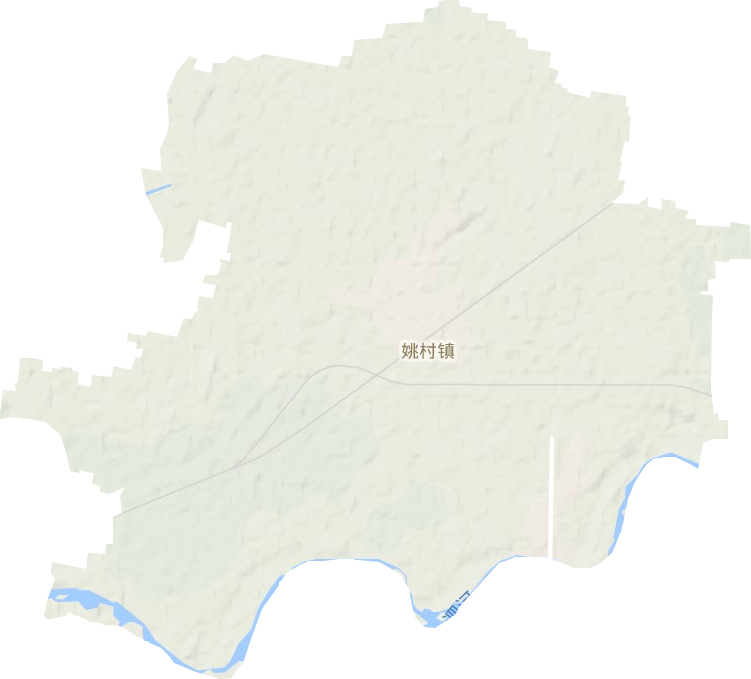 姚村鎮地形圖