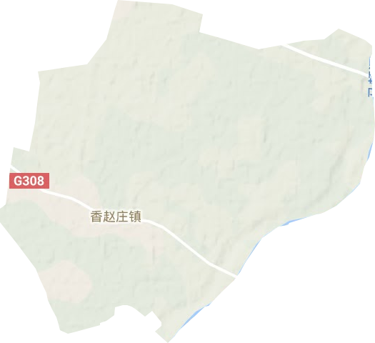 香趙莊鎮地形圖