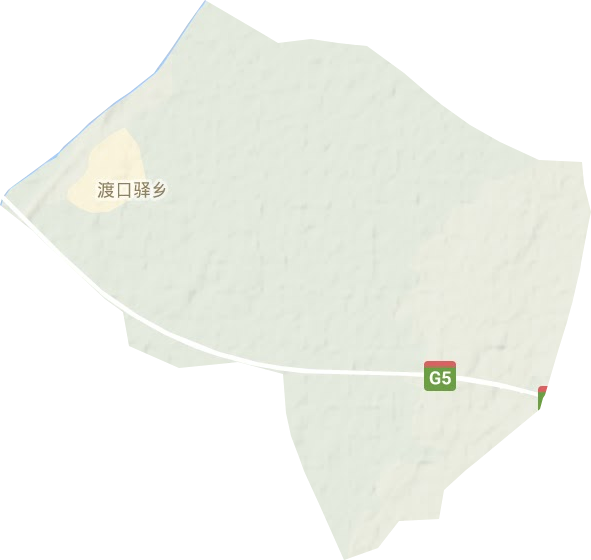 渡口驛鄉地形圖