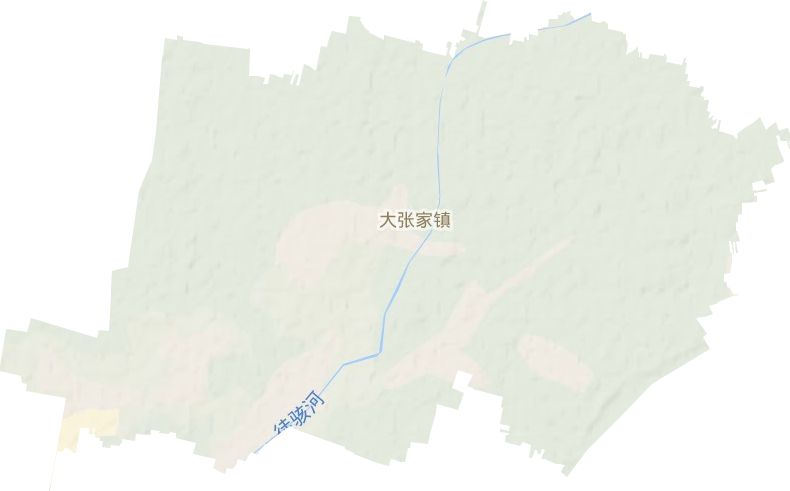 大張家鎮地形圖