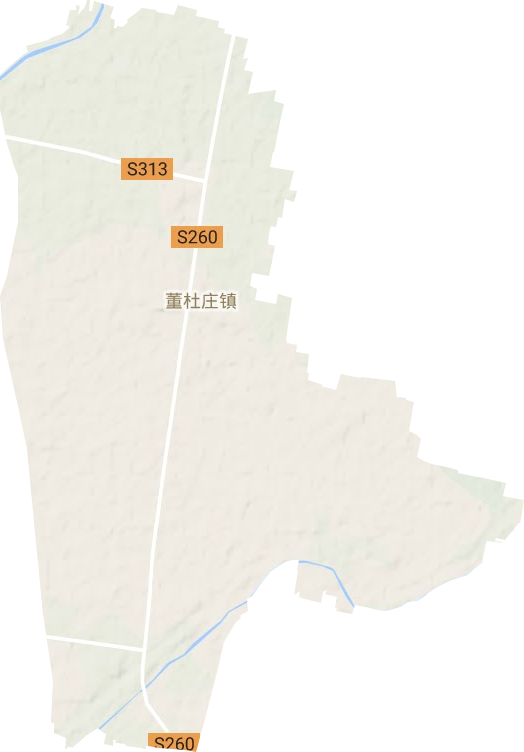 董杜莊鎮地形圖