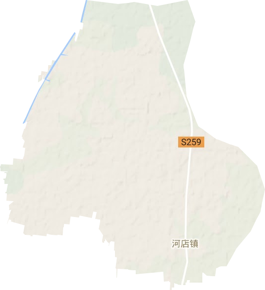河店鎮(zhèn)地形圖