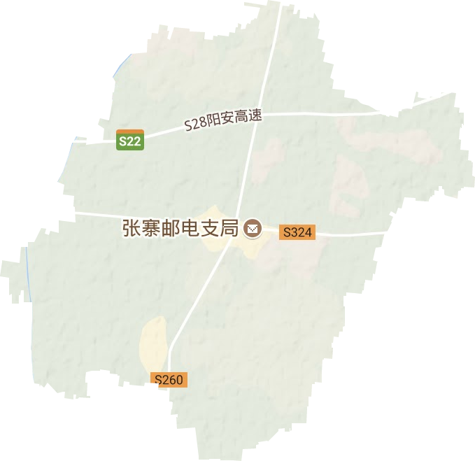 張寨鎮(zhèn)地形圖