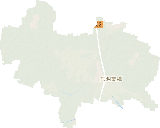 東明集鎮地形圖