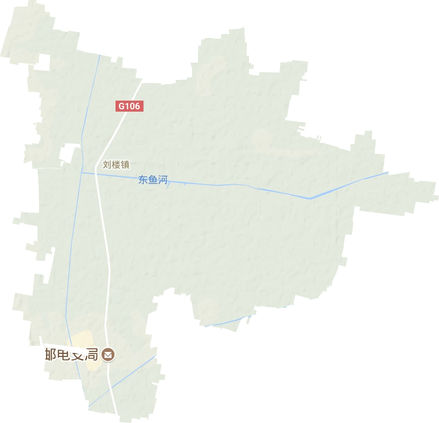 劉樓鎮地形圖