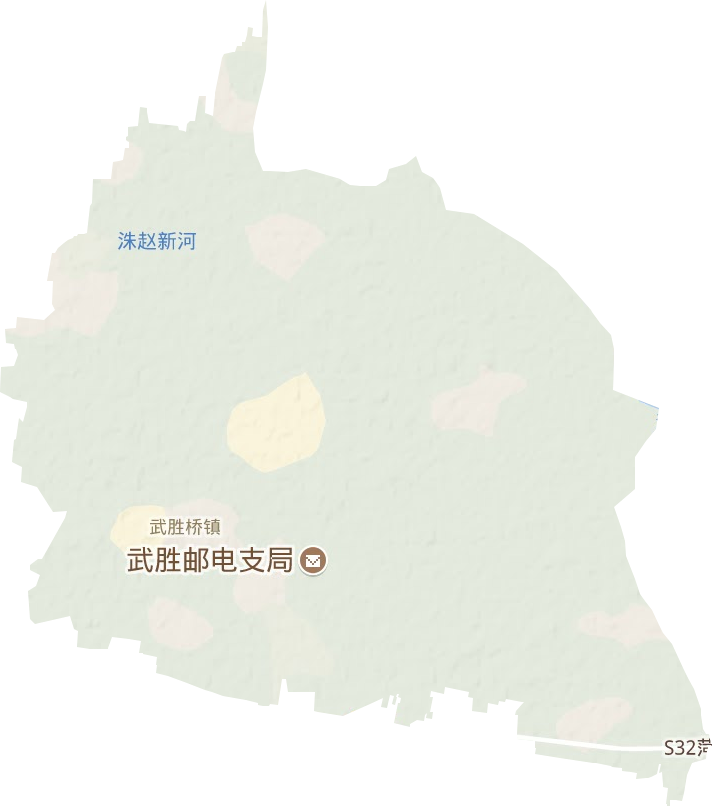 武勝橋鎮地形圖