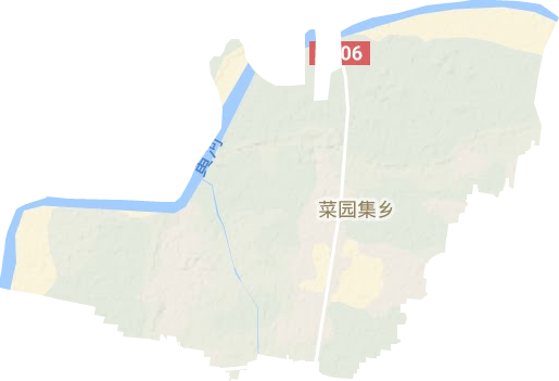 菜園集鎮地形圖