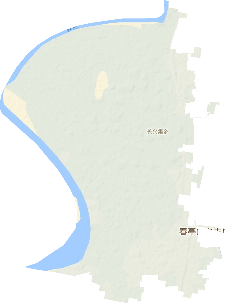 長興集鄉地形圖