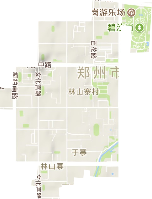 林山寨街道地形圖