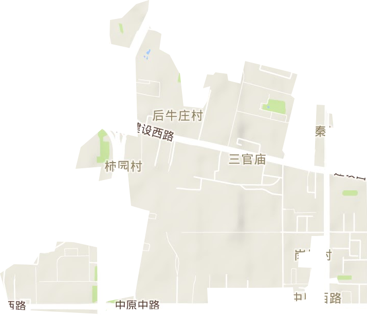 三官廟街道地形圖