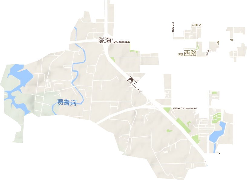 航海西路街道地形圖