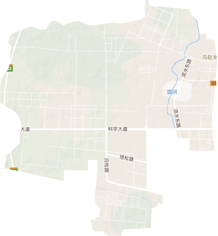 溝趙鄉(xiāng)地形圖