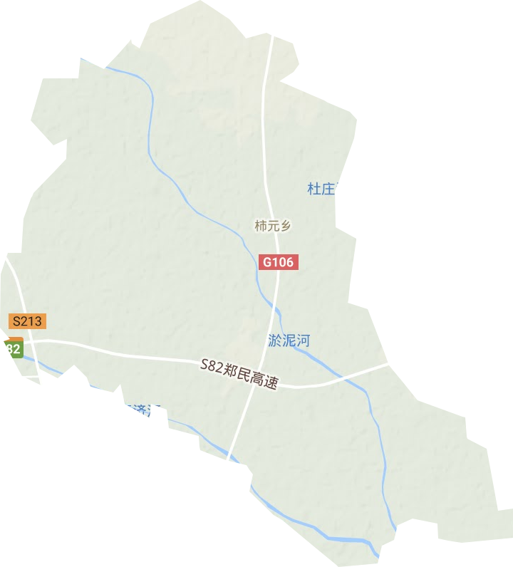 柿園鄉地形圖