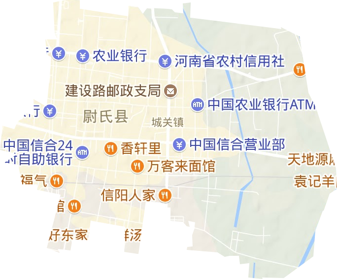 城關鎮(zhèn)地形圖