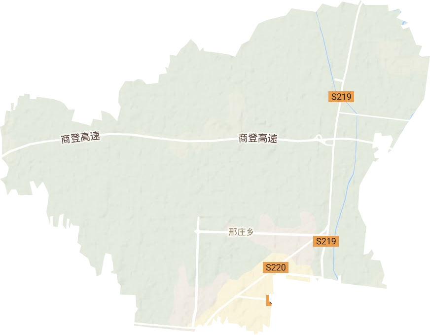 邢莊鄉地形圖
