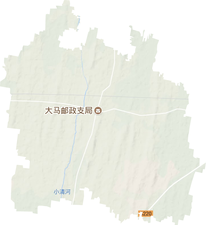 大馬鄉地形圖