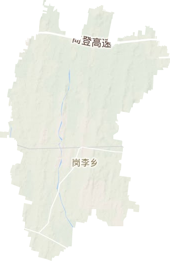 崗李鄉(xiāng)地形圖