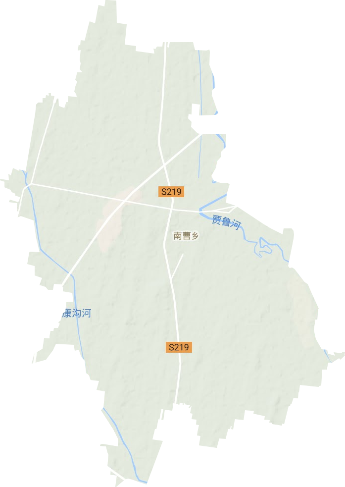 南曹鄉地形圖