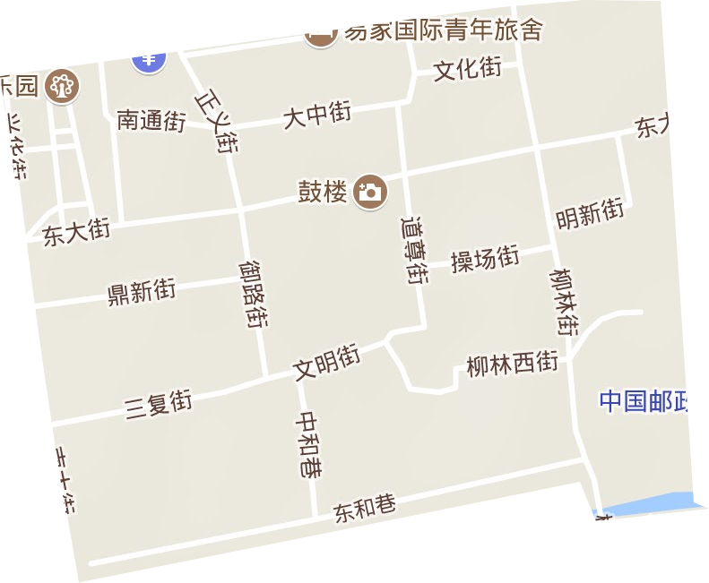 東南隅街道地形圖