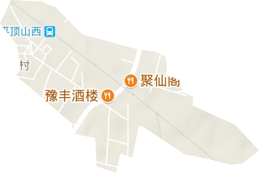 鐵路街道地形圖