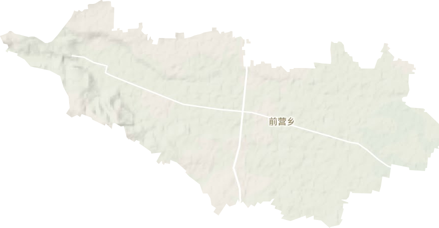 前營鄉地形圖