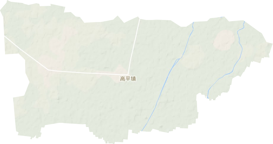 高平鎮地形圖