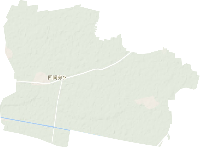 四間房鄉(xiāng)地形圖