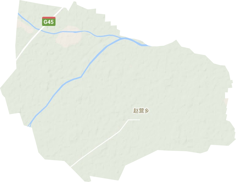 趙營鄉(xiāng)地形圖