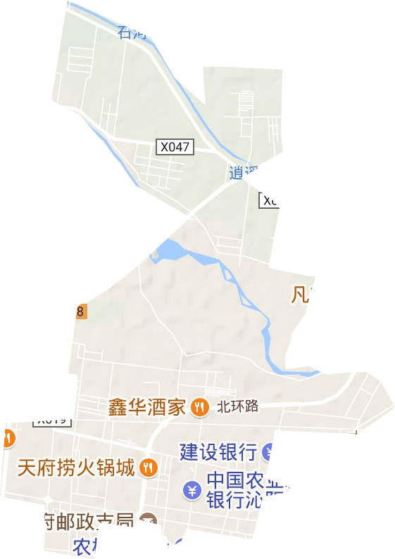 太行街道地形圖
